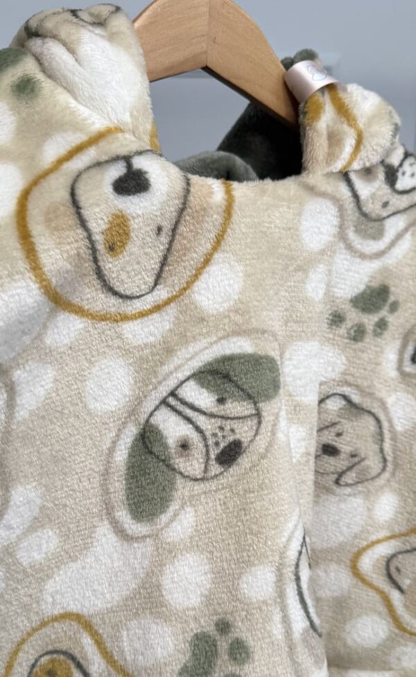 Nunnu koertega autosõidu poncho lapsele vanuses 0-1 aastat