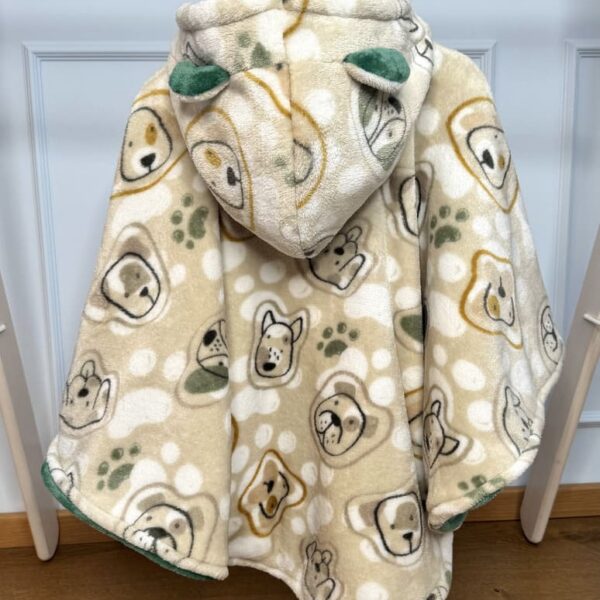 Koertega autosõidu poncho lapsele vanuses 3-5 aastat