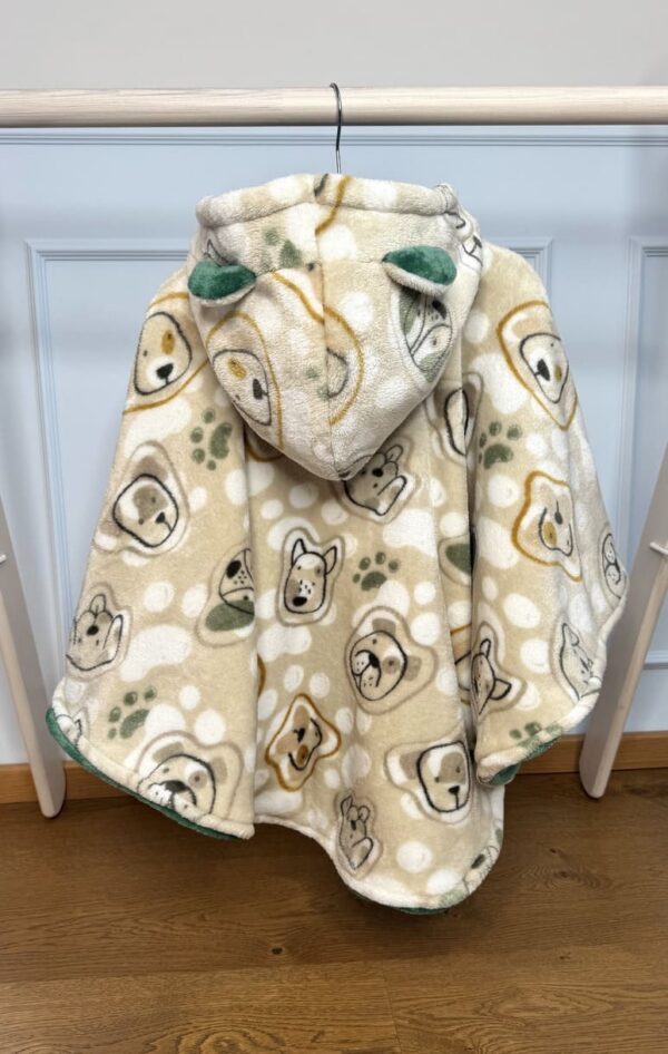 Koertega autosõidu poncho lapsele vanuses 3-5 aastat