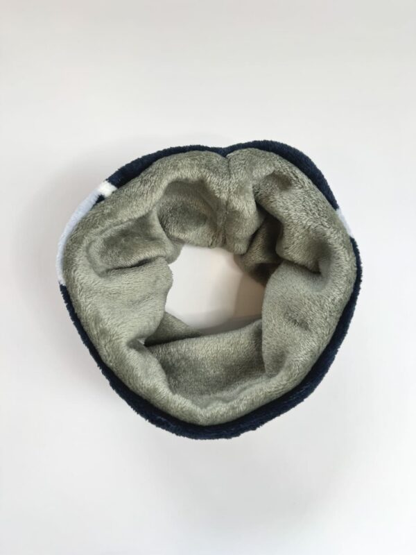 Tumesinine roheliste lennukitega fliisist torusall lapsele vanuses 1-3 aastat